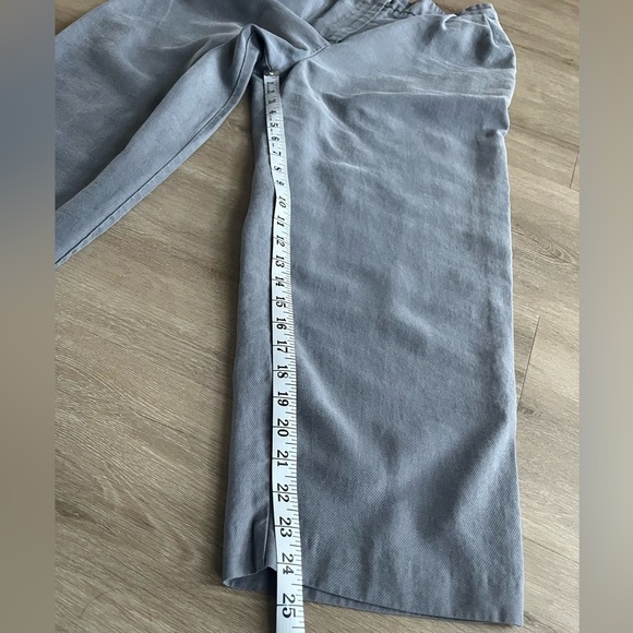 Zara Women's Dress Pants Size Large Gray High-Waisted Trouser Pleated SZ L - Picture 5 of 8